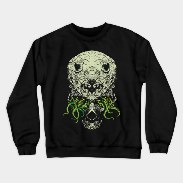 Lovecraftian Horror 4 Crewneck Sweatshirt by FAKE NEWZ DESIGNS